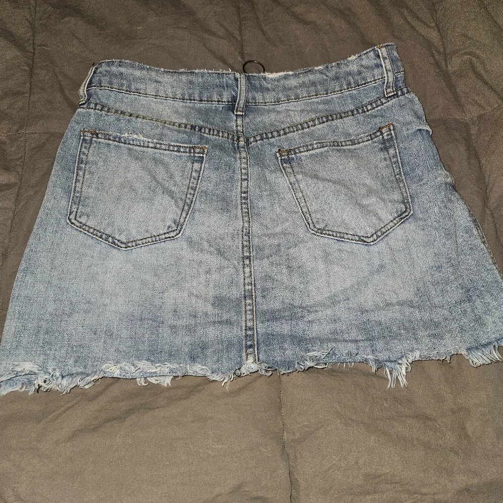 STS Blue Emily zip front mini skirt